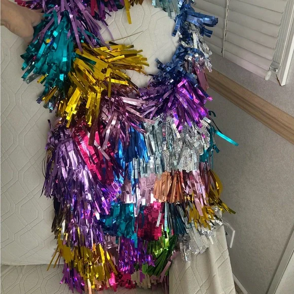 RACHEL BURKE Original Tinsel Tote Colorful Metallic Bag - of Imakestagram fame - Picture 5 of 10